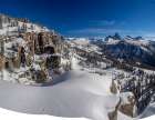 USA, Wyoming. Cliff in Teton Canyon after fresh snow. Art Print